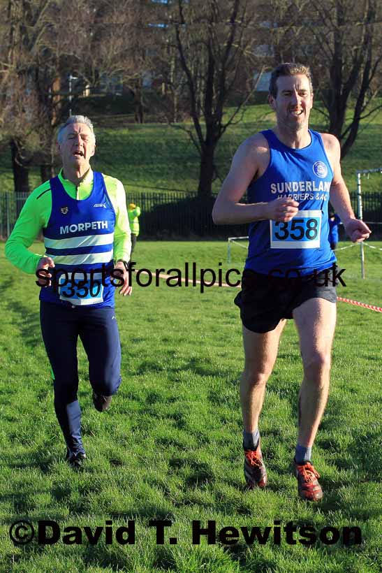 Mens Senior Masters, 2023 Birtley Cross Country Relays, County Durham. Photo: David T. Hewitson/Sports for All Pics